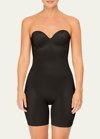 SPANX SUIT YOUR FANCY STRAPLESS CUPPED MID-THIGH SHAPING BODYSUIT