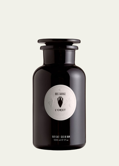 L'objet Bois Sauvage Bath Salt, 17 Oz. In White