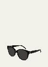 Saint Laurent Sl M39 Rounded Acetate Sunglasses