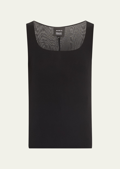 Akris Sleeveless Silk Shell