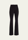 VERONICA BEARD HIBISCUS PINTUCK BOOT-CUT PANTS