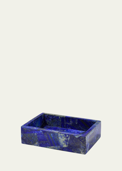 Mike & Ally Taj Lapis Soap Dish In Blue