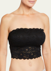 Cosabella Never Say Never Signature Lace Tube Top In Black