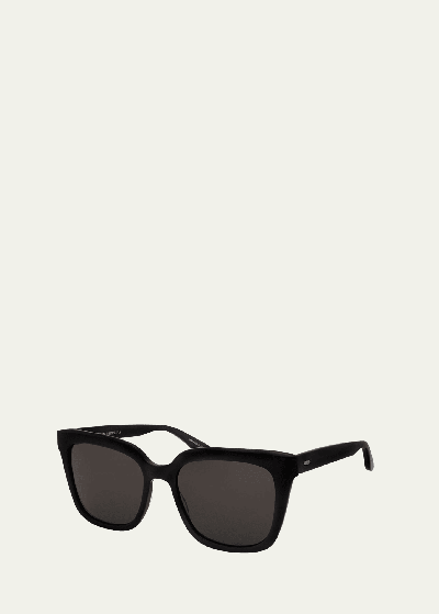 Barton Perreira Bolsha Rectangle Gradient Sunglasses In Black