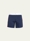 Vilebrequin Men's Merle Swim Trunks In Blue