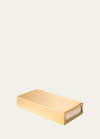 Aerin Oversized Gold Matchbox In Yellow