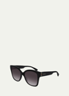Gucci Square Acetate Sunglasses In Black
