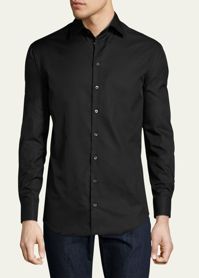 Giorgio Armani Basic Sport Shirt, Black