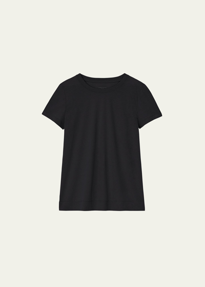 Lafayette 148 Modern Short-sleeve Cotton Jersey Tee
