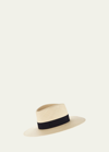 Maison Michel Charles Timeless Fedora Hat In Neutral