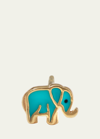 Sydney Evan 14k Mini Elephant Enamel Single Stud Earring In Gold