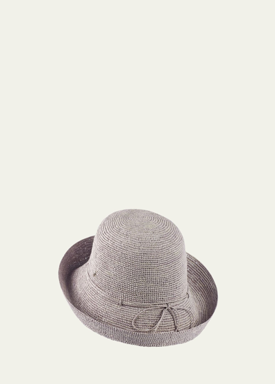 Helen Kaminski Provence Raffia Hat In Gray