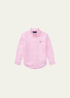 Polo Ralph Lauren Kids' Boy's Oxford Sport Shirt In Black