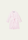 Petite Plume Pink Gingham Cotton Robe