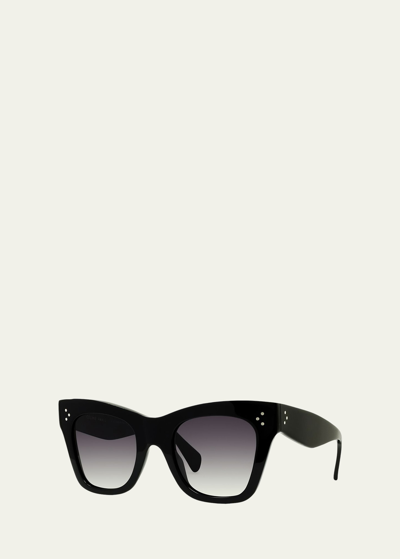 Celine Cat-eye Sunglasses In Black