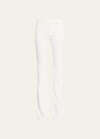 Alexander Mcqueen Leaf Crepe Classic Suiting Pants In Black