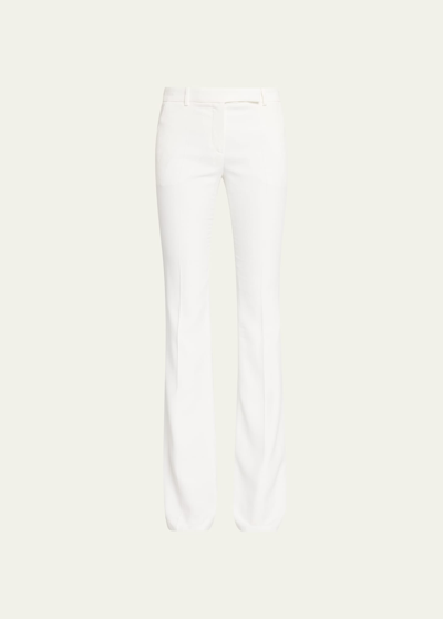 Alexander Mcqueen Leaf Crepe Classic Suiting Pants