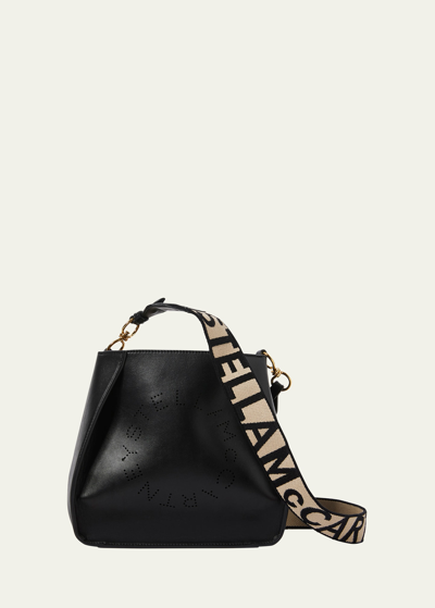 Stella Mccartney Perforated Logo Alter Napa Crossbody Bag