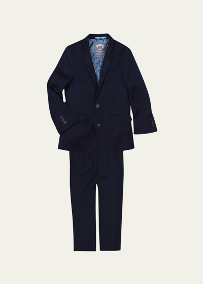 Appaman Kids' Boys' Two-piece Mod Suit, Navy In Blue