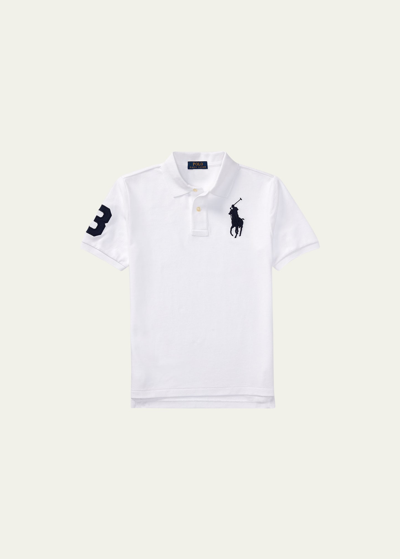 Polo Ralph Lauren Boy's Big Pony Mesh Knit Polo