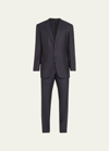 Brioni Men's Brunico Solid Two-piece Suit In Black