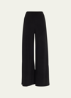 Norma Kamali Elephant Wide-leg Pants In Black