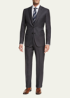 Brioni Men's Brunico Virgin Wool Two-piece Suit In Gray