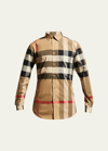 Burberry Men's Somerton Check Sport Shirt In Multi