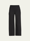 Rosetta Getty Cropped Flare Trousers In Black