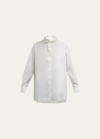 Nili Lotan Yorke Poplin Shirt In White
