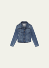 Dl1961 Kids' Girl's Manning Denim Jacket In Blue