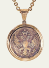 Jorge Adeler Men's 18k Rose Gold Ancient Coin Pendant In Multi