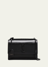 Saint Laurent Sunset Medium Ysl Crossbody Bag In Smooth Leather