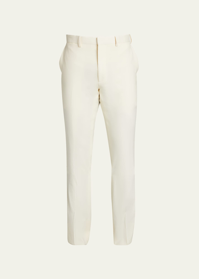 Ralph Lauren Purple Label Wool-cashmere Jogger Pant In Classic Cream