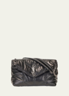 Saint Laurent Lou Puffer Toy Ysl Crossbody Bag In Quilted Leather