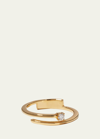 Lana 14k Solo Diamond Double-band Ring In Gold