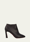 Christian Louboutin Eleonor Red Sole Ankle Booties In Black