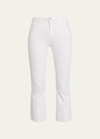 L Agence Kendra High-rise Crop Flare Jeans In White