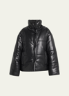 NANUSHKA HIDE VEGAN LEATHER PUFFER JACKET