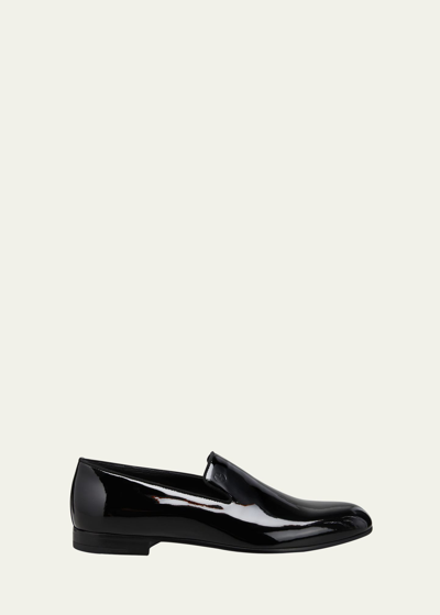 Giorgio Armani Men's Patent Formal Slip-ons