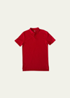 Brown Bowen And Company Planters Inn Polo - Monogram Option In Red