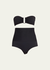 Eres Gredin High-waist Adjustable Bikini Bottom In Black