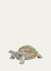 Herend Kaleidoscope Turtle Figurine In Gray
