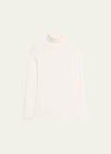 Majestic Soft Touch Long-sleeve Turtleneck In Pink
