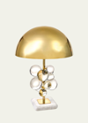 Jonathan Adler Globo Clear Table Lamp In Gold