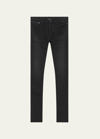 John Elliott Men's The Cast 2 Slim-fit Whiskered Jeans In Black