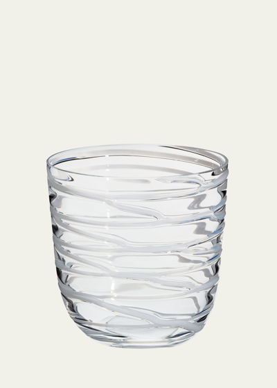 Carlo Moretti Diversi Striped Drinking Glass In White