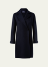 Akris Bera Cashmere Coat In Black