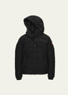 CANADA GOOSE ABBOTT ZIP-UP PUFFER HOODIE JACKET