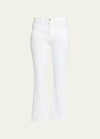 Frame Le Crop Mini Bootcut Jeans In White